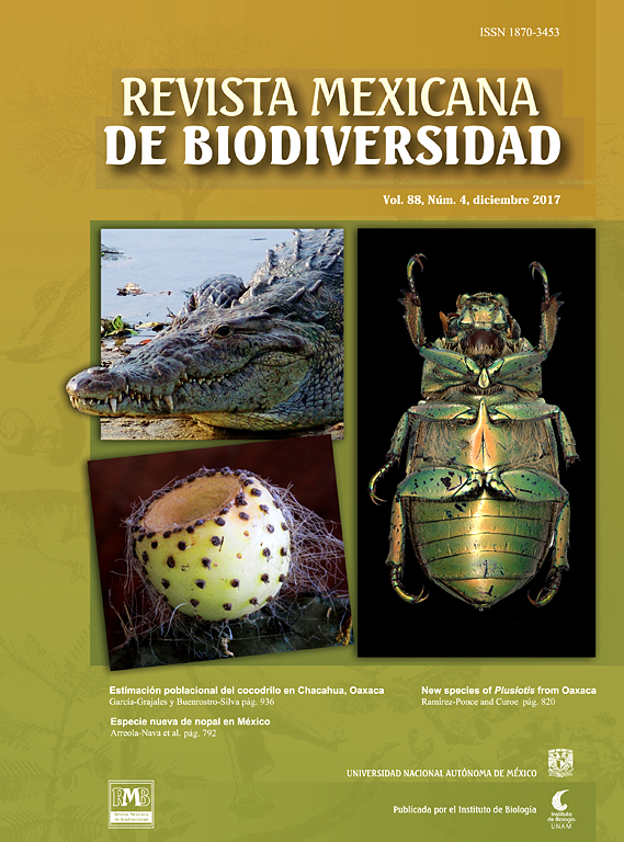 Go to journal home page - Revista Mexicana de Biodiversidad